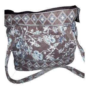 Croft and Barrow purse brown/turquoise